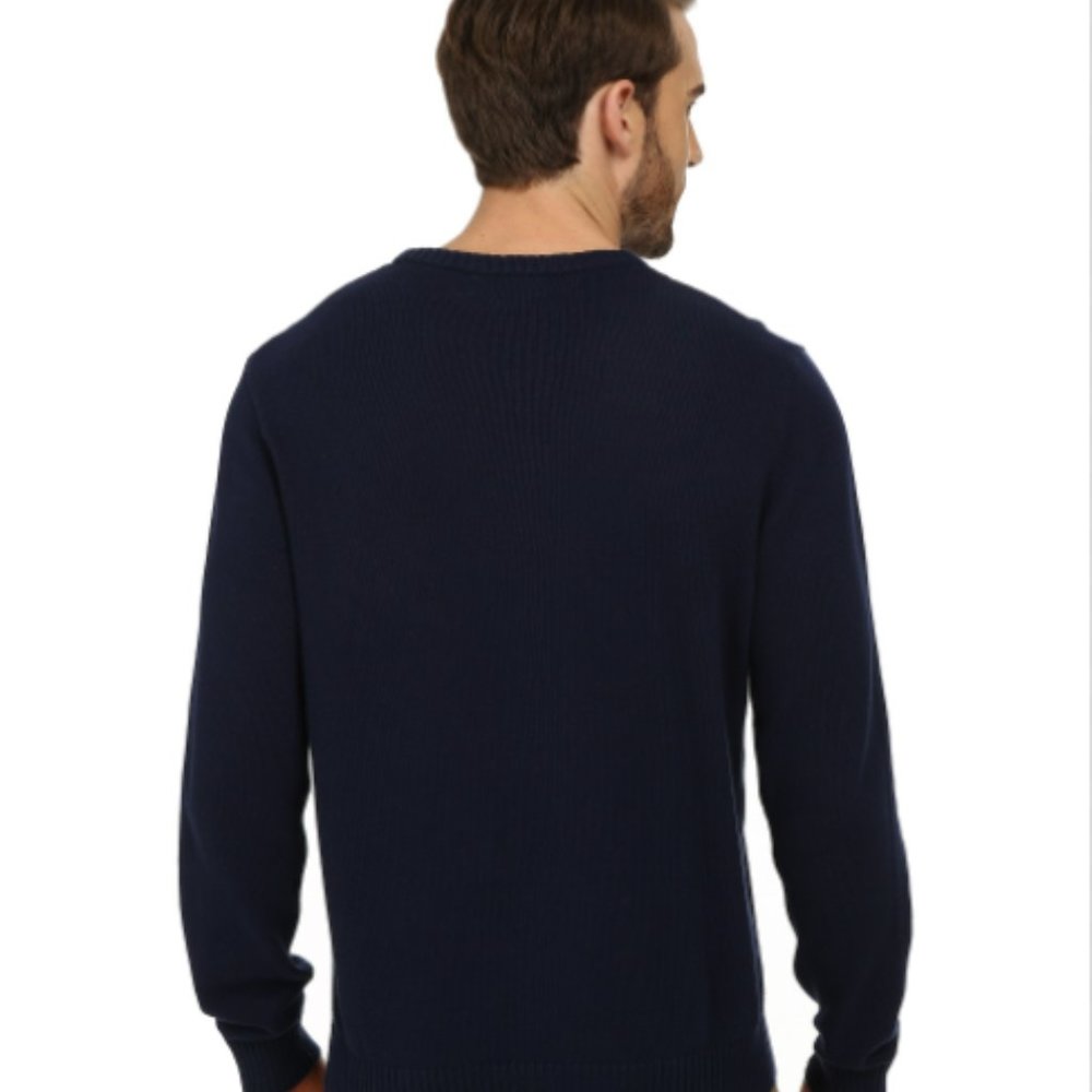 Vineyard Vines Large Navy Crewneck Sweater - Picture 2 of 5